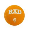 Rubber medicine ball 6kg orange