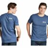 T-shirt man blue/white M – Bild 2
